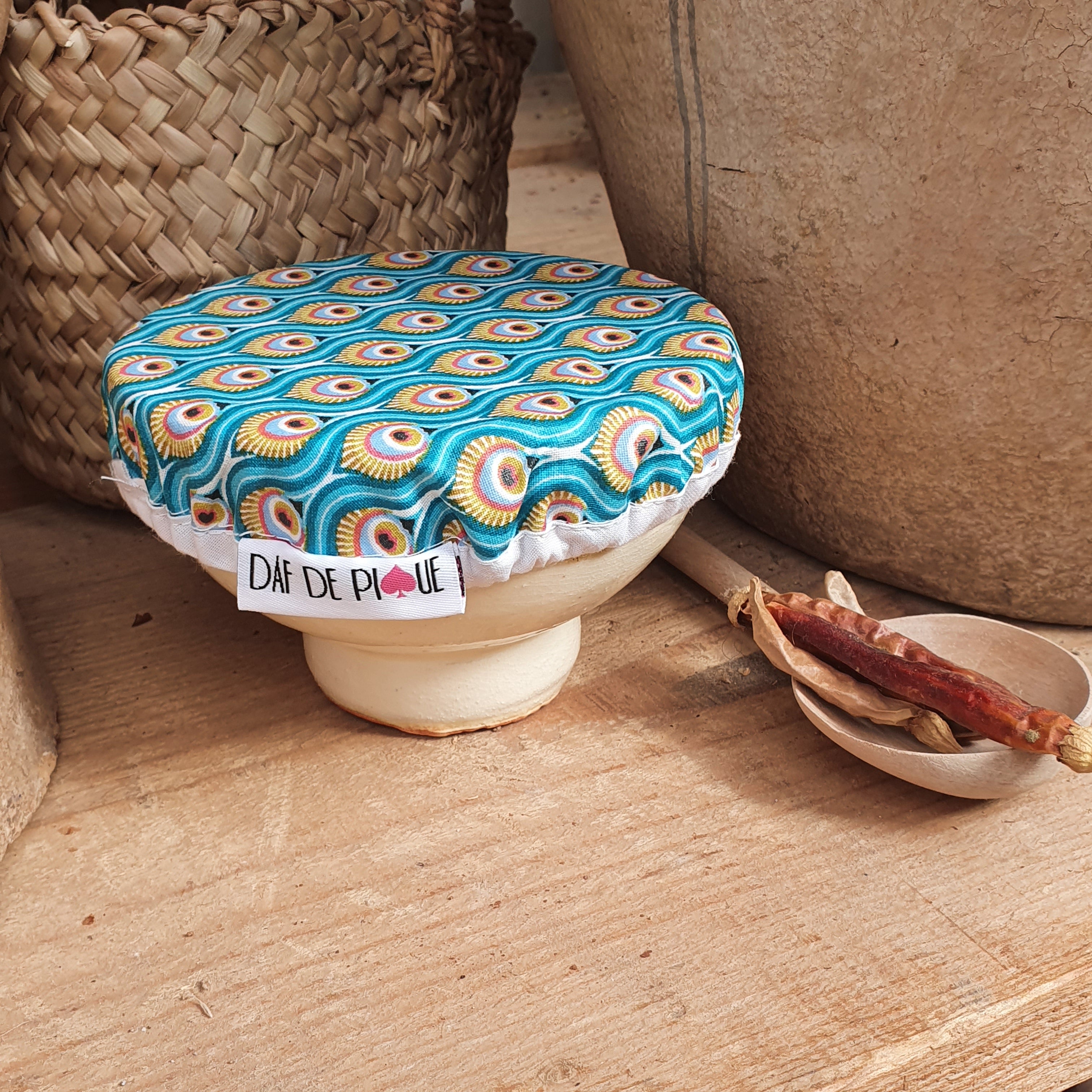 Charlotte couvre-plat lavable coton motif - vue 9