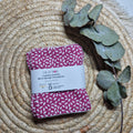 Lingettes lavables eucalyptus lot de 7