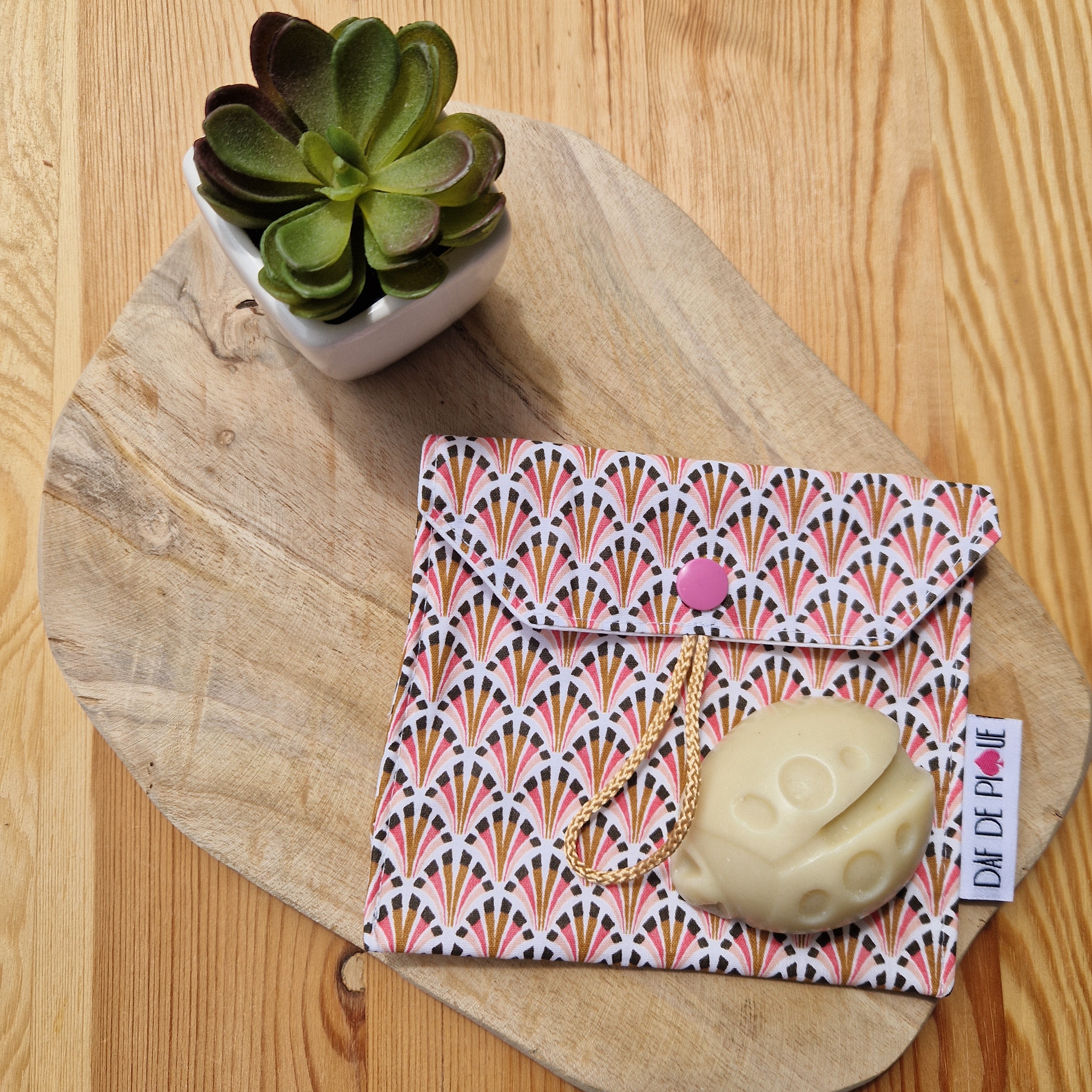 Pochette à savon solide voyage