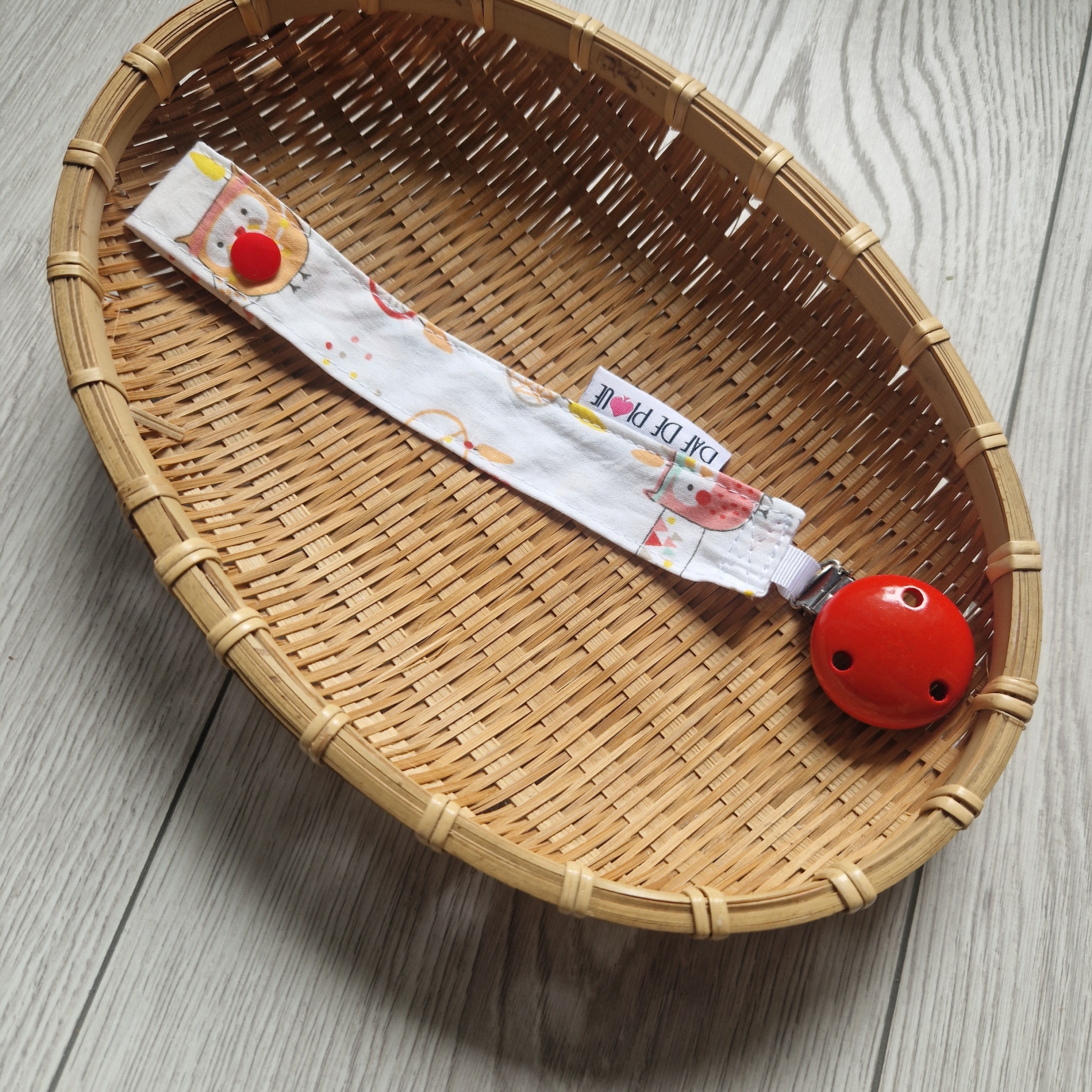 Attache-tétine tissu personnalisable - vue 11