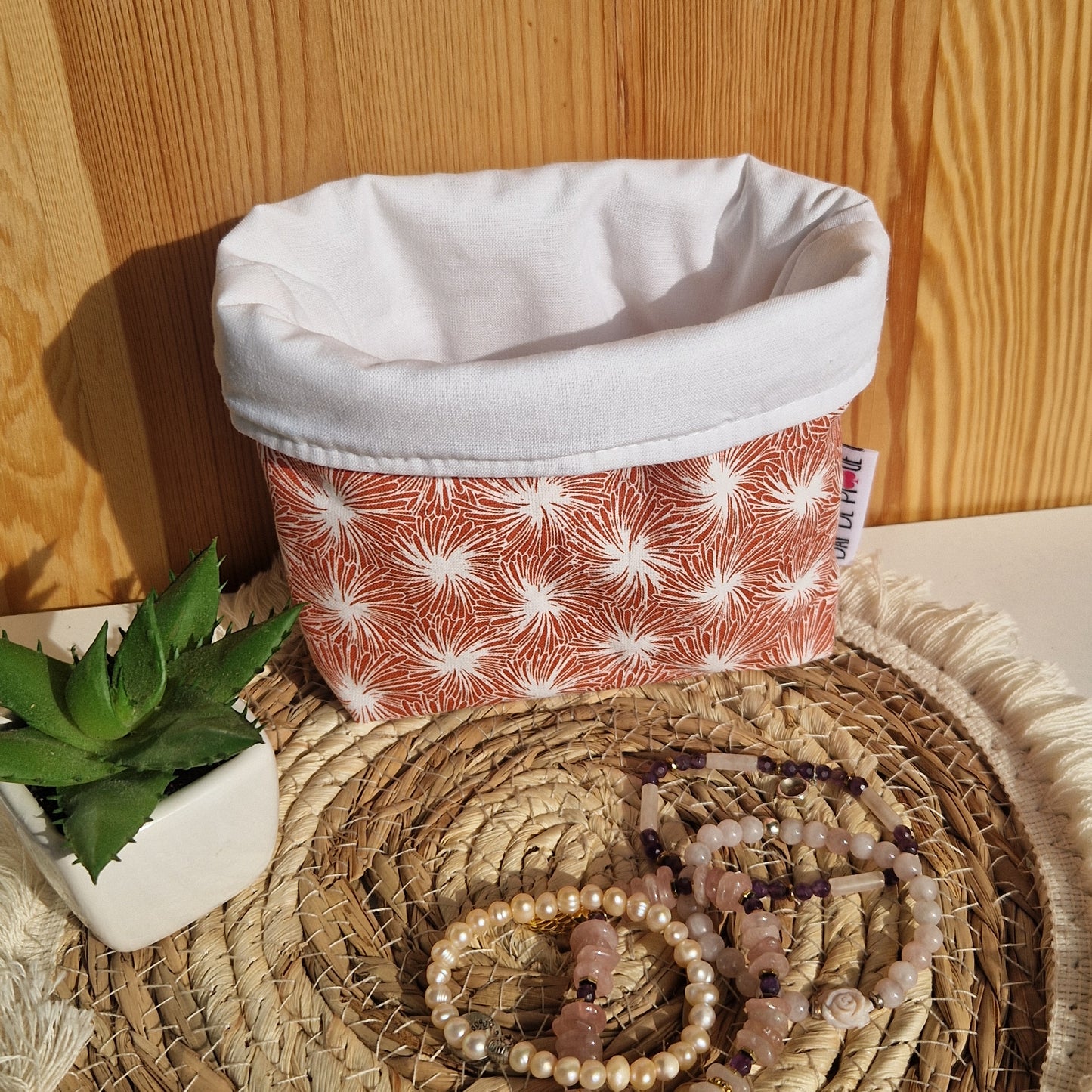 Corbeille en tissu