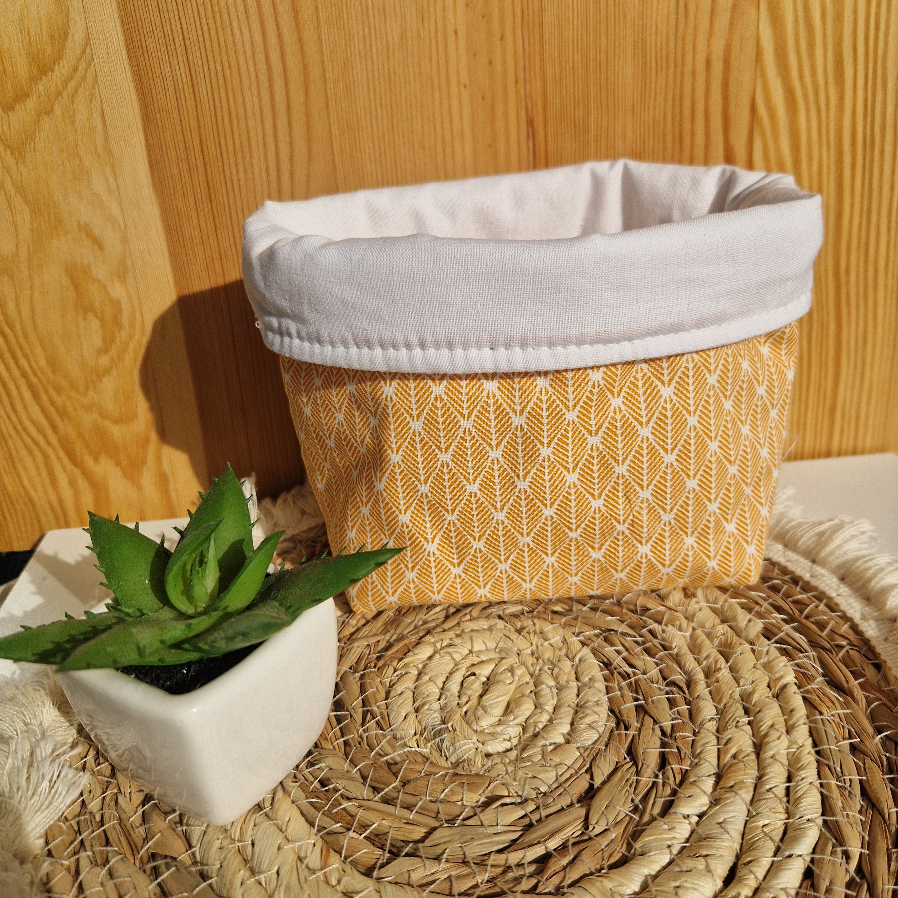 Corbeille en tissu molletonnée - vue 6