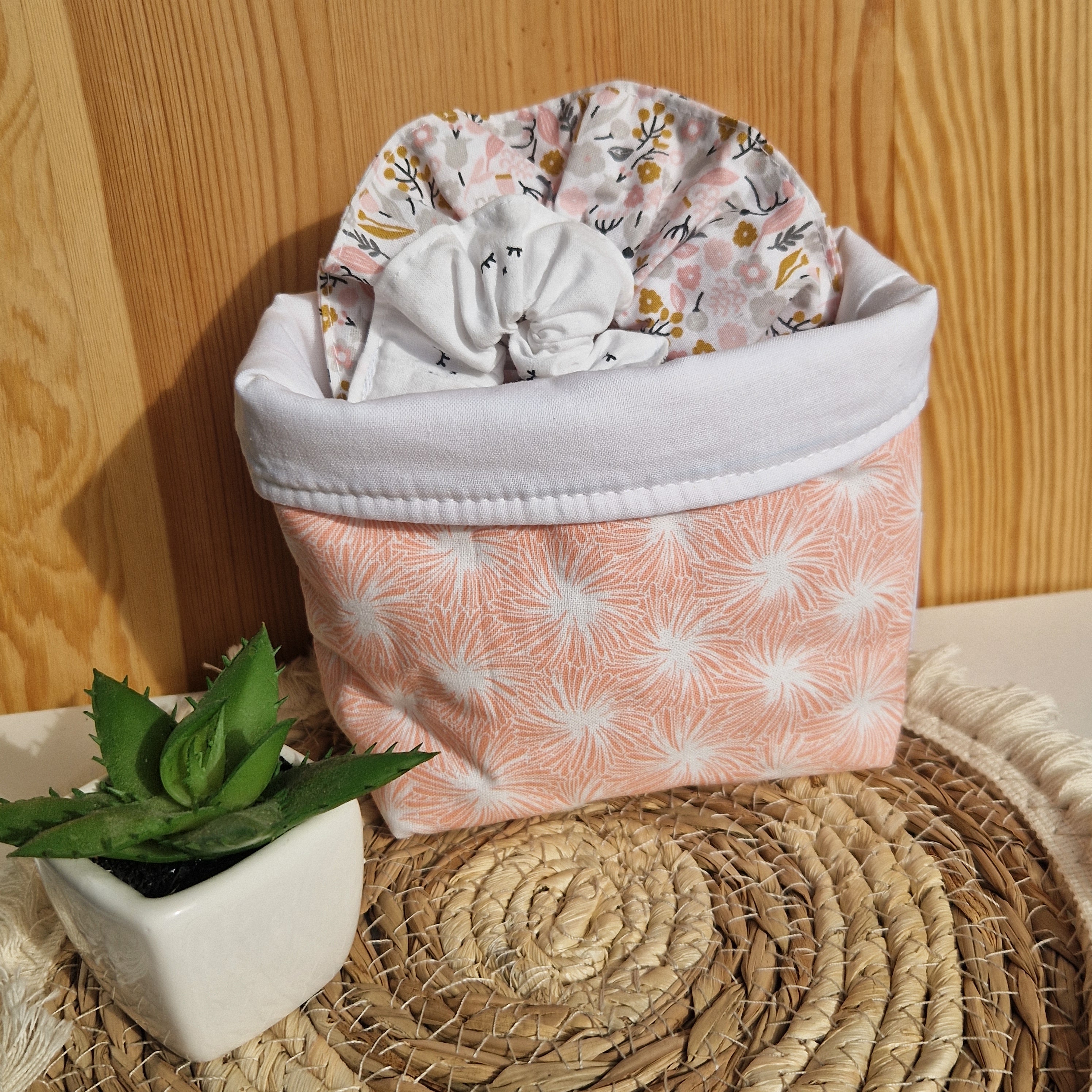 Corbeille en tissu molletonnée - vue 9