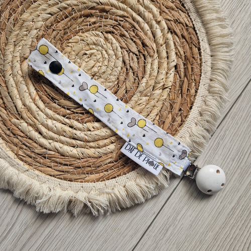 Attache-tétine tissu personnalisable - vue 2