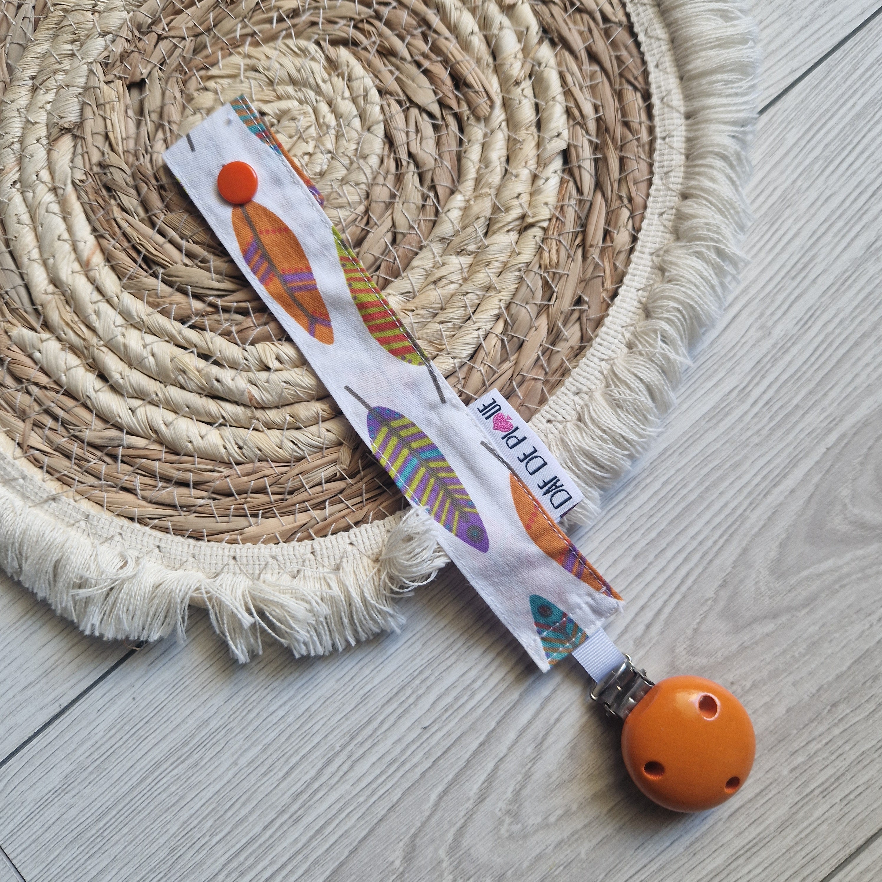 Attache-tétine tissu personnalisable - vue 13