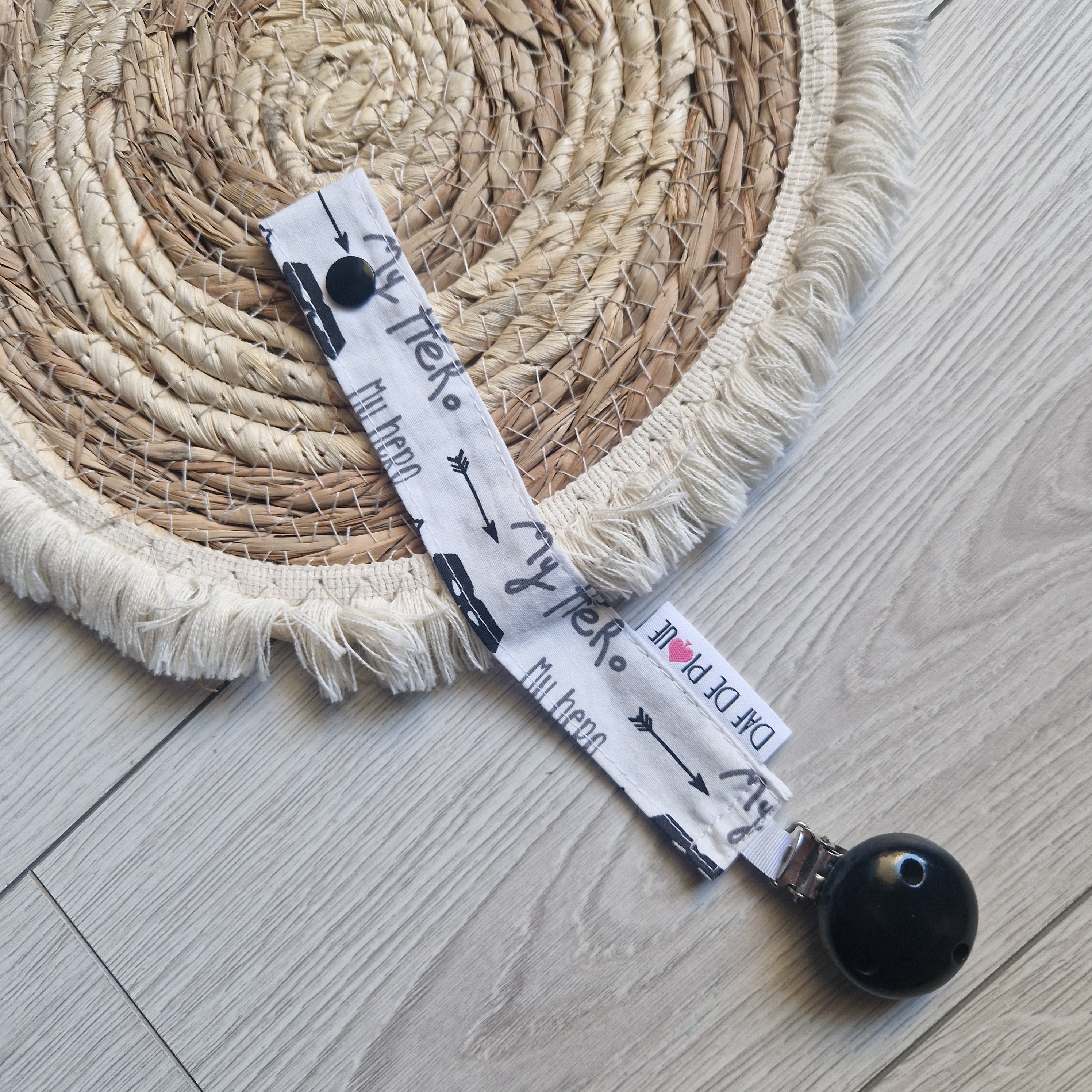 Attache-tétine tissu personnalisable - vue 14