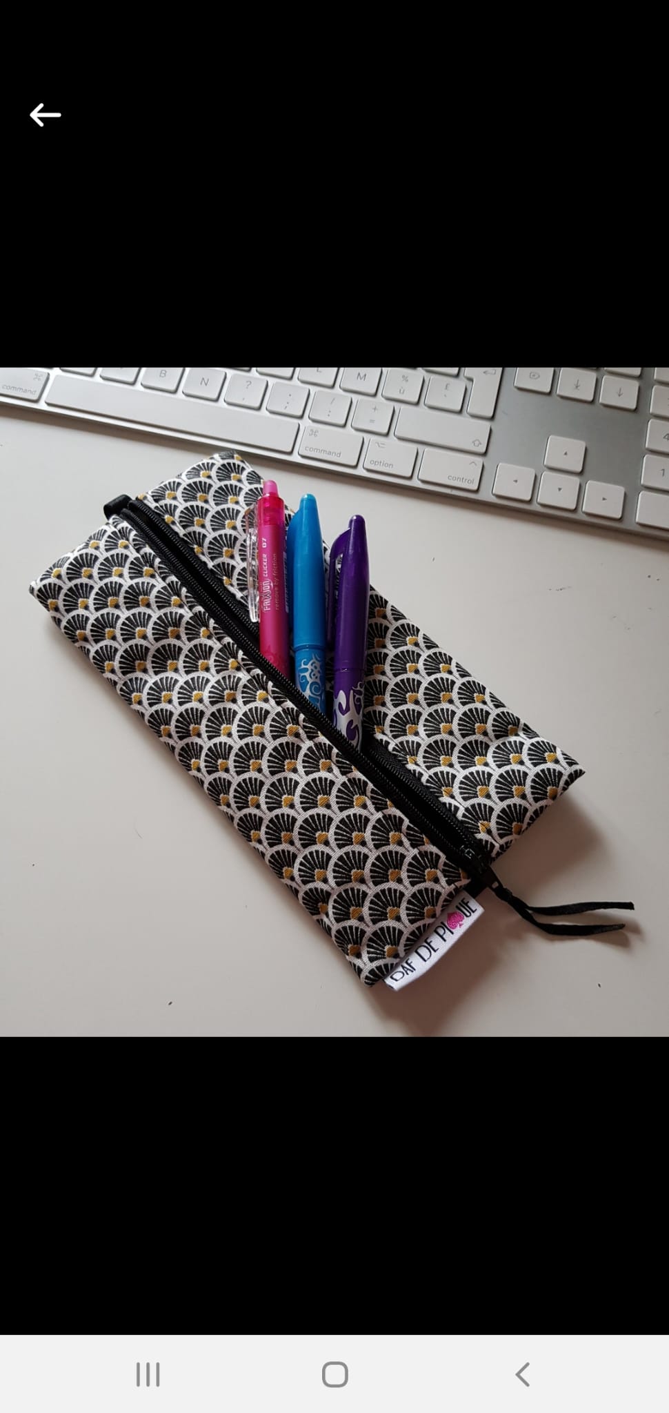 Trousse à stylo élastiquée agenda - vue 12