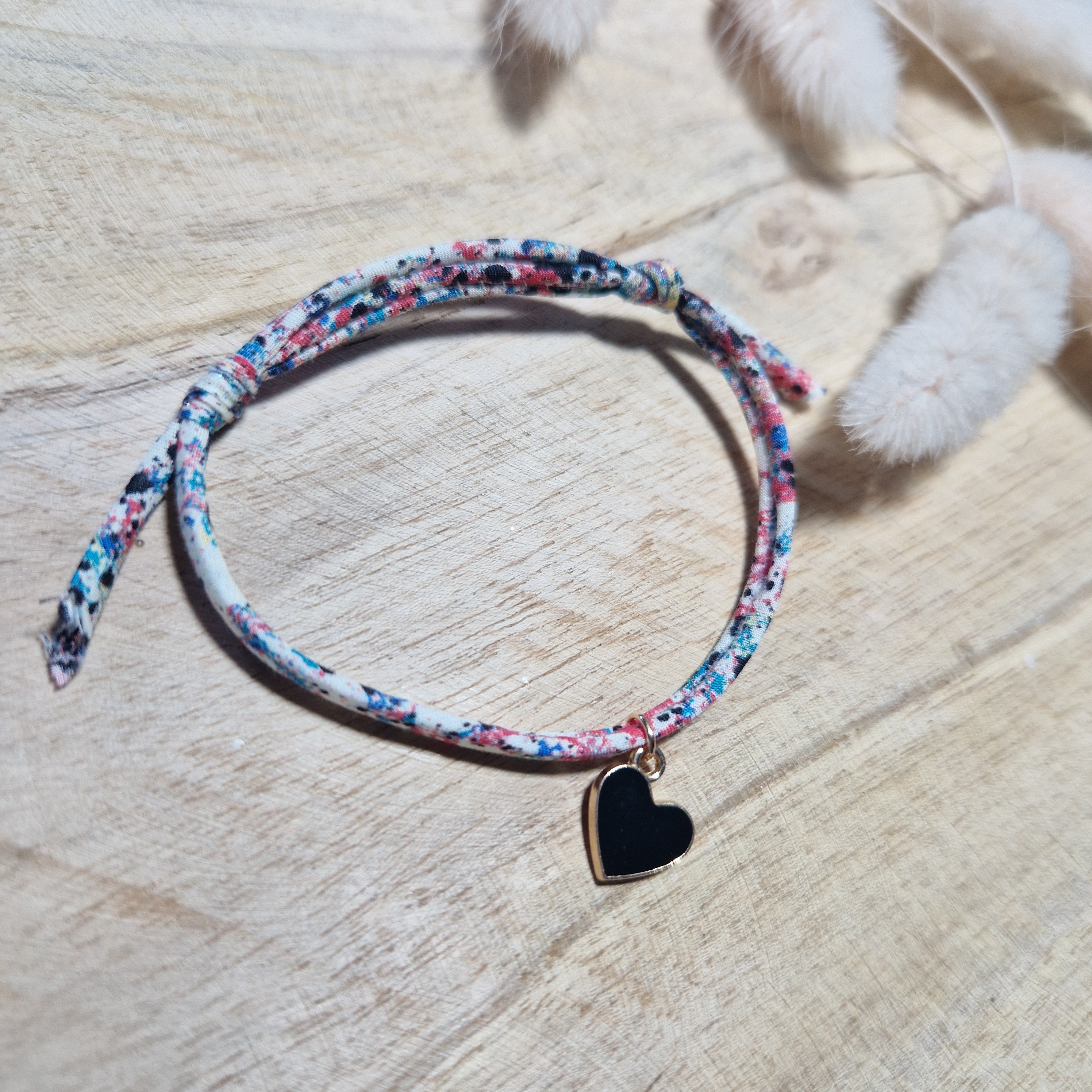 Bracelet charm coton fait main - vue 6