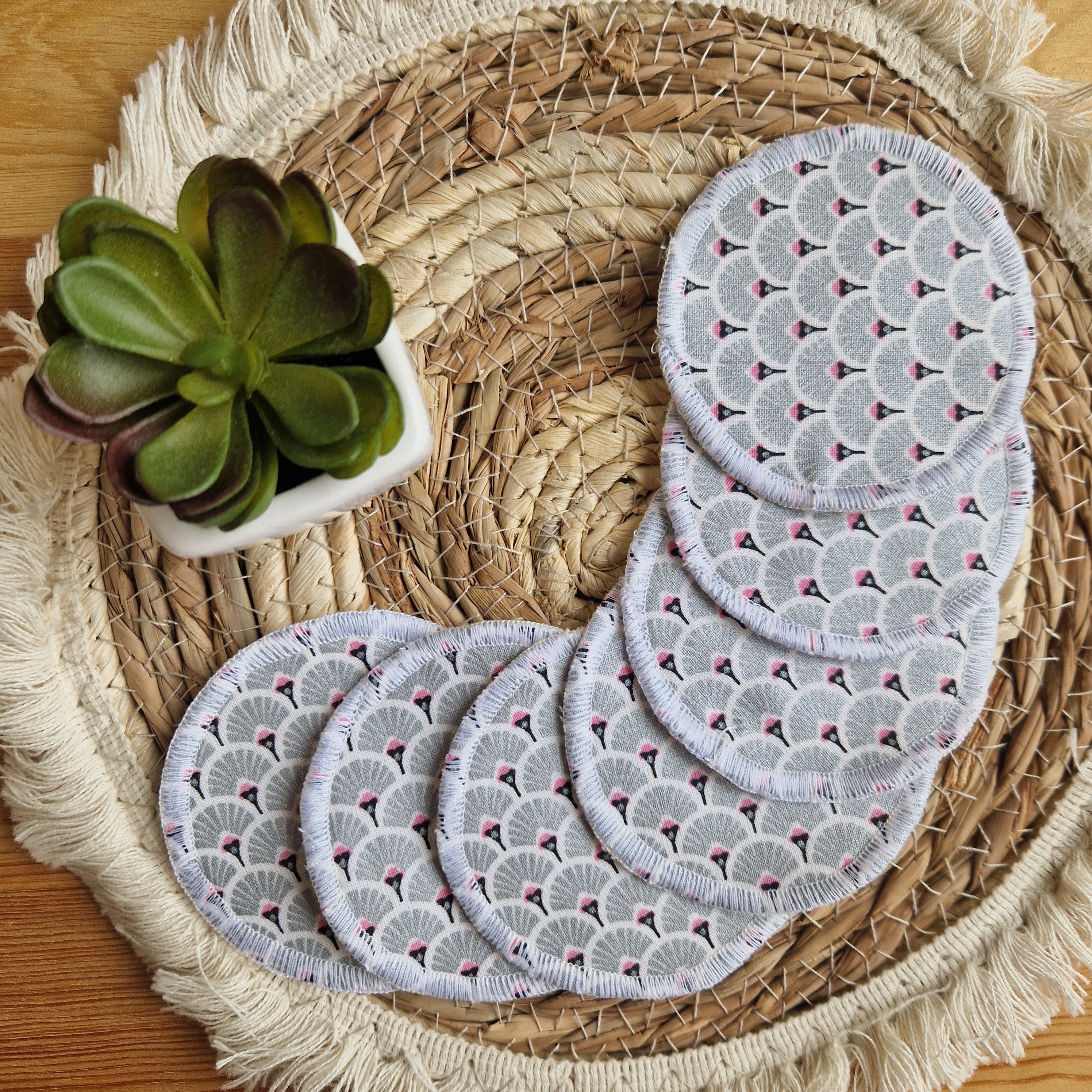 Disques démaquillants lavables coton bio - vue 11