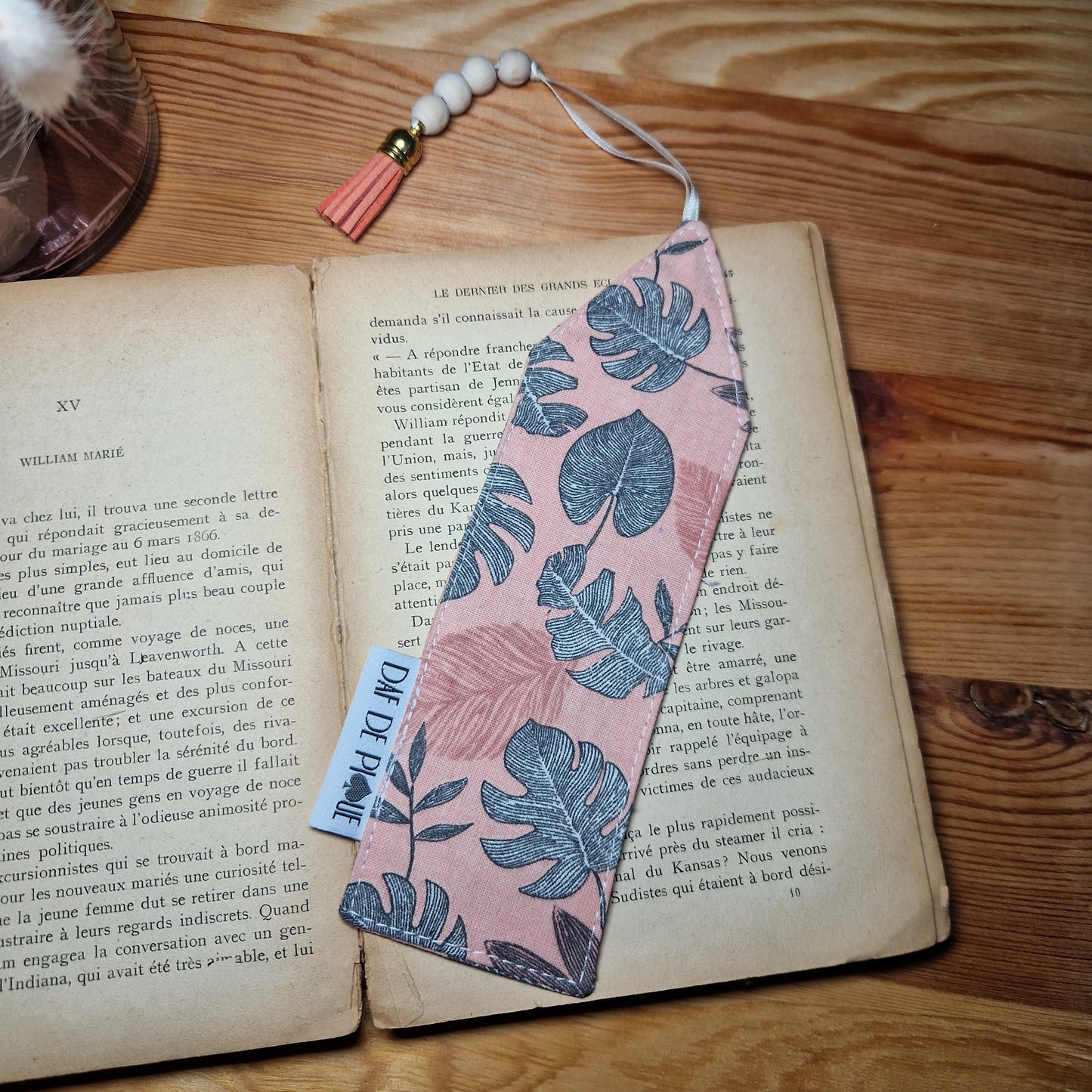 Marque-pages tissu