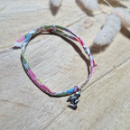 Bracelet charm coton fait main - vue 4