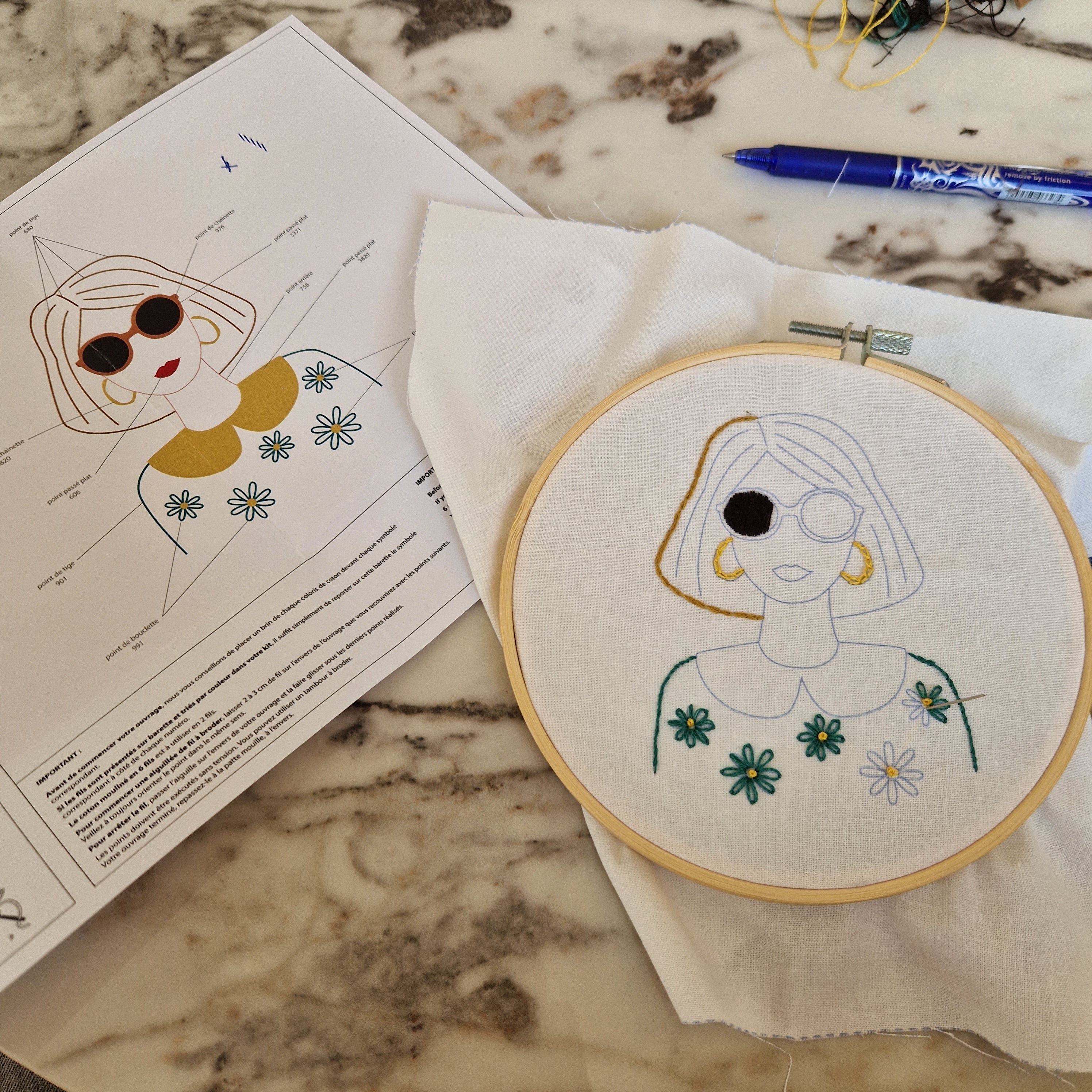 Kit broderie traditionnelle débutant Oeko-Tex - vue 5