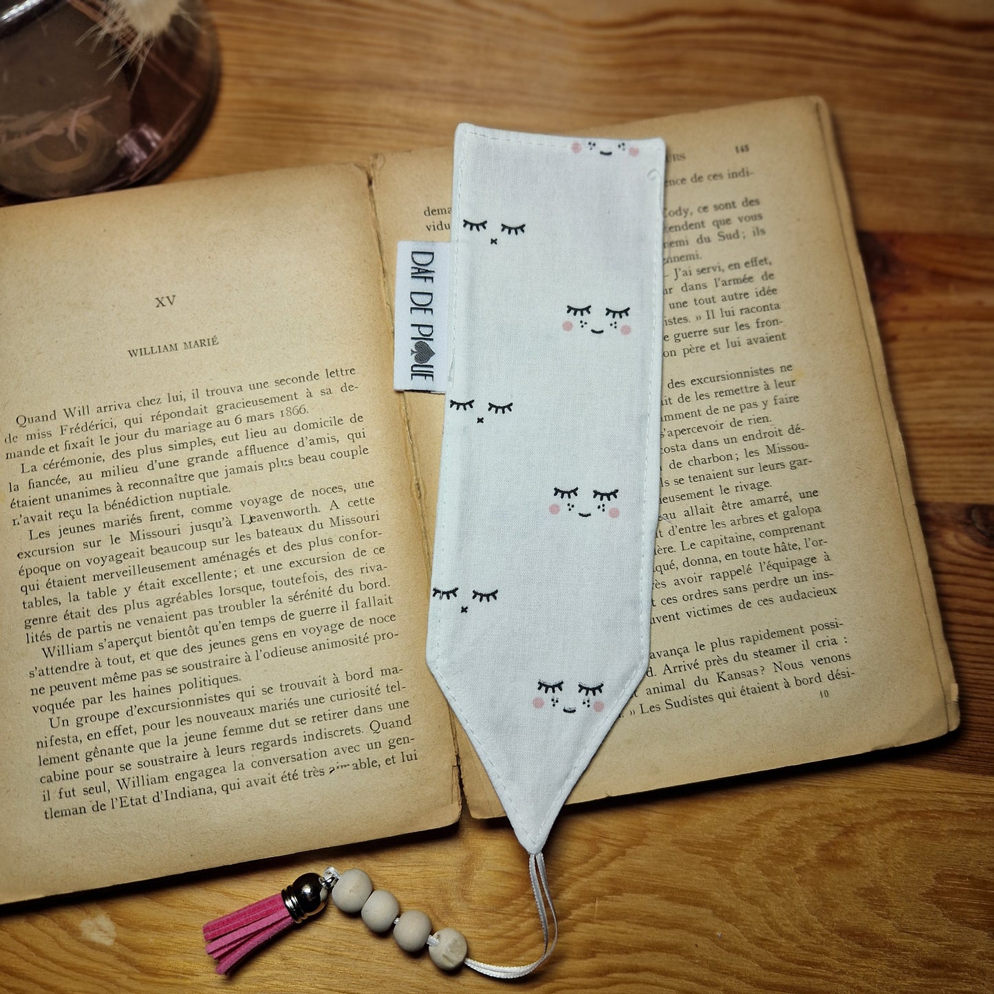 Marque-pages tissu