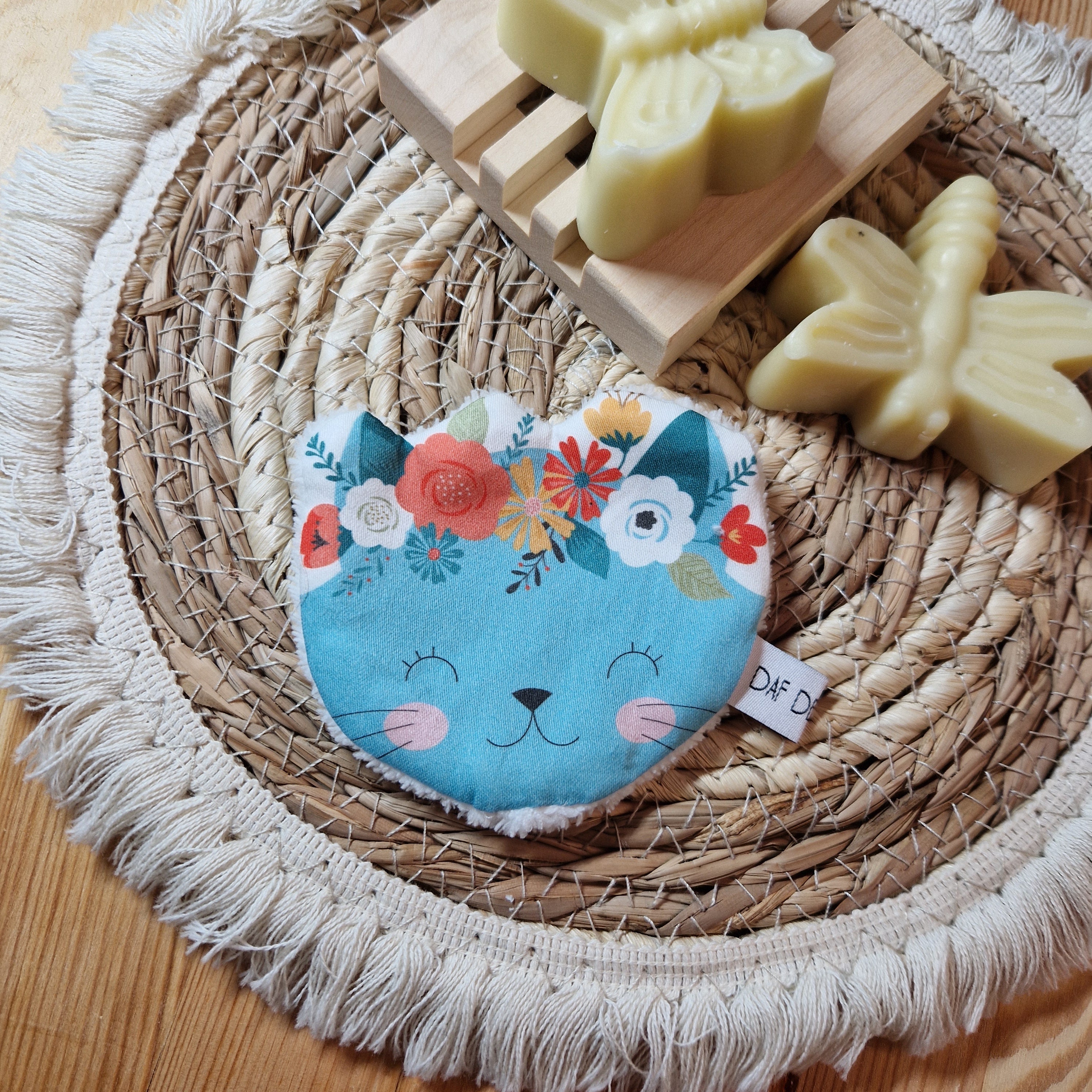 Lingette lavable coton motif animal - vue 8