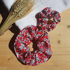Chouchou en tissu Liberty fleuri fait main - vue 5