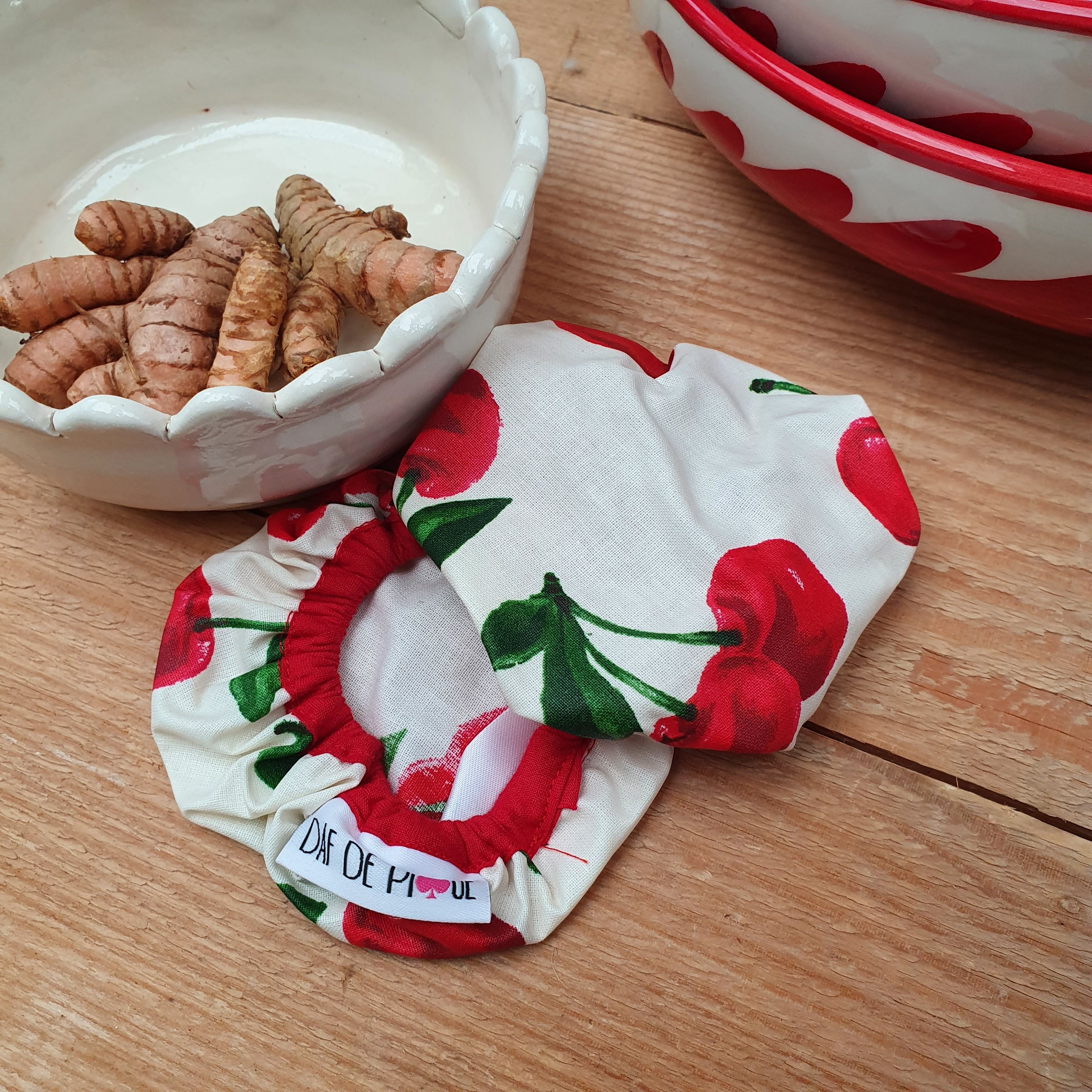 Charlotte couvre-plat lavable coton motif - vue 2