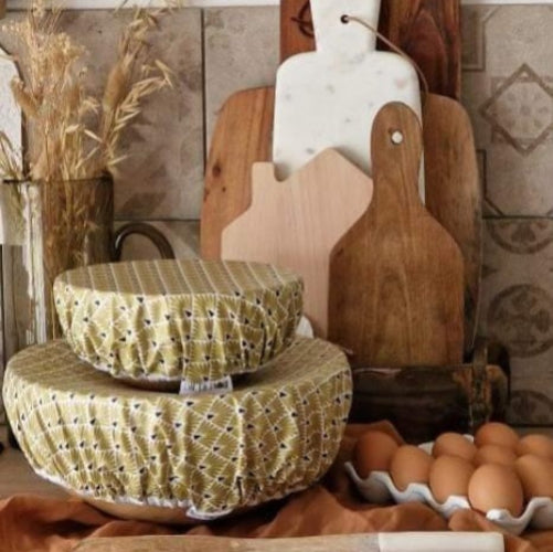 Charlotte couvre-plat lavable coton motif