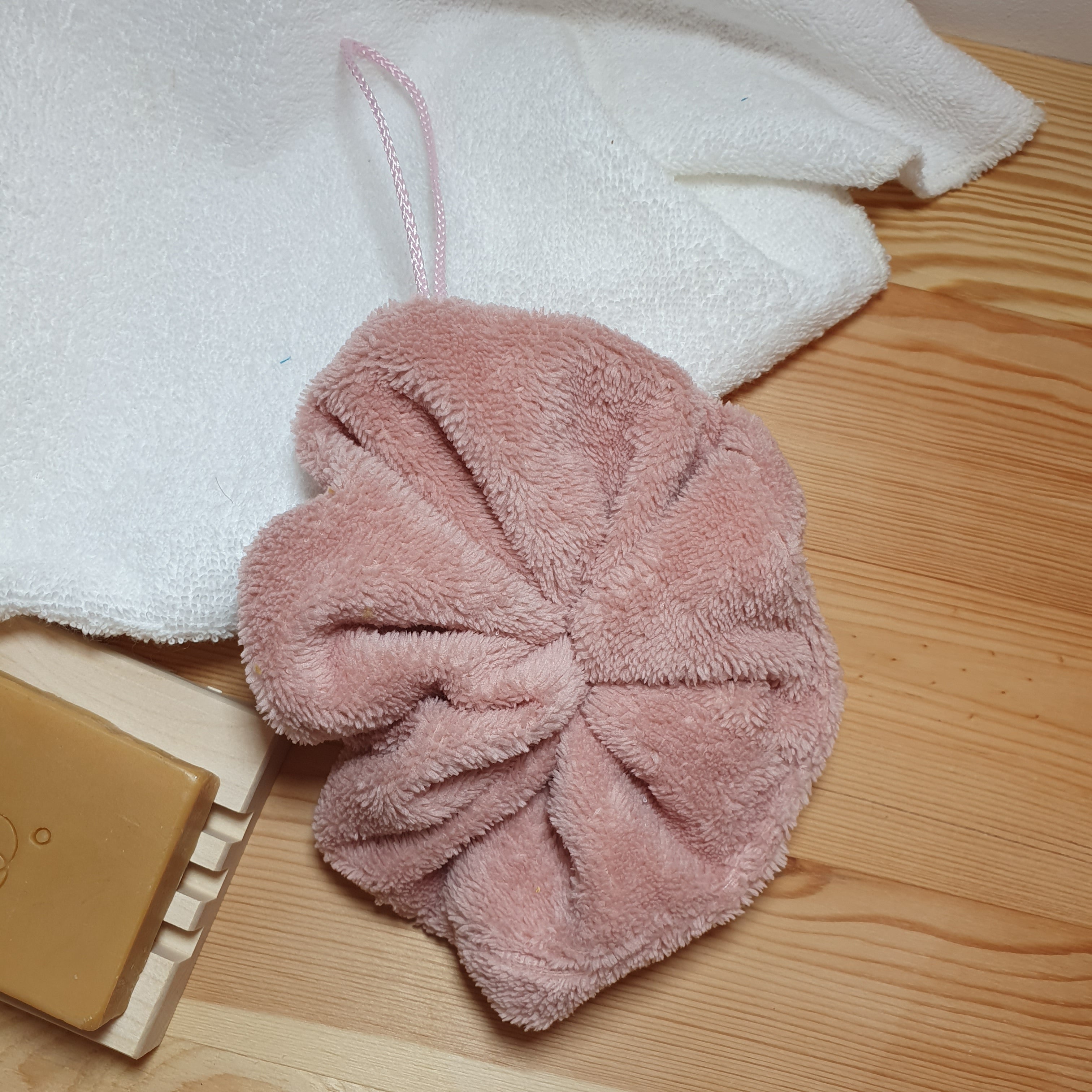 Fleur de douche fibres de bambou - vue 2