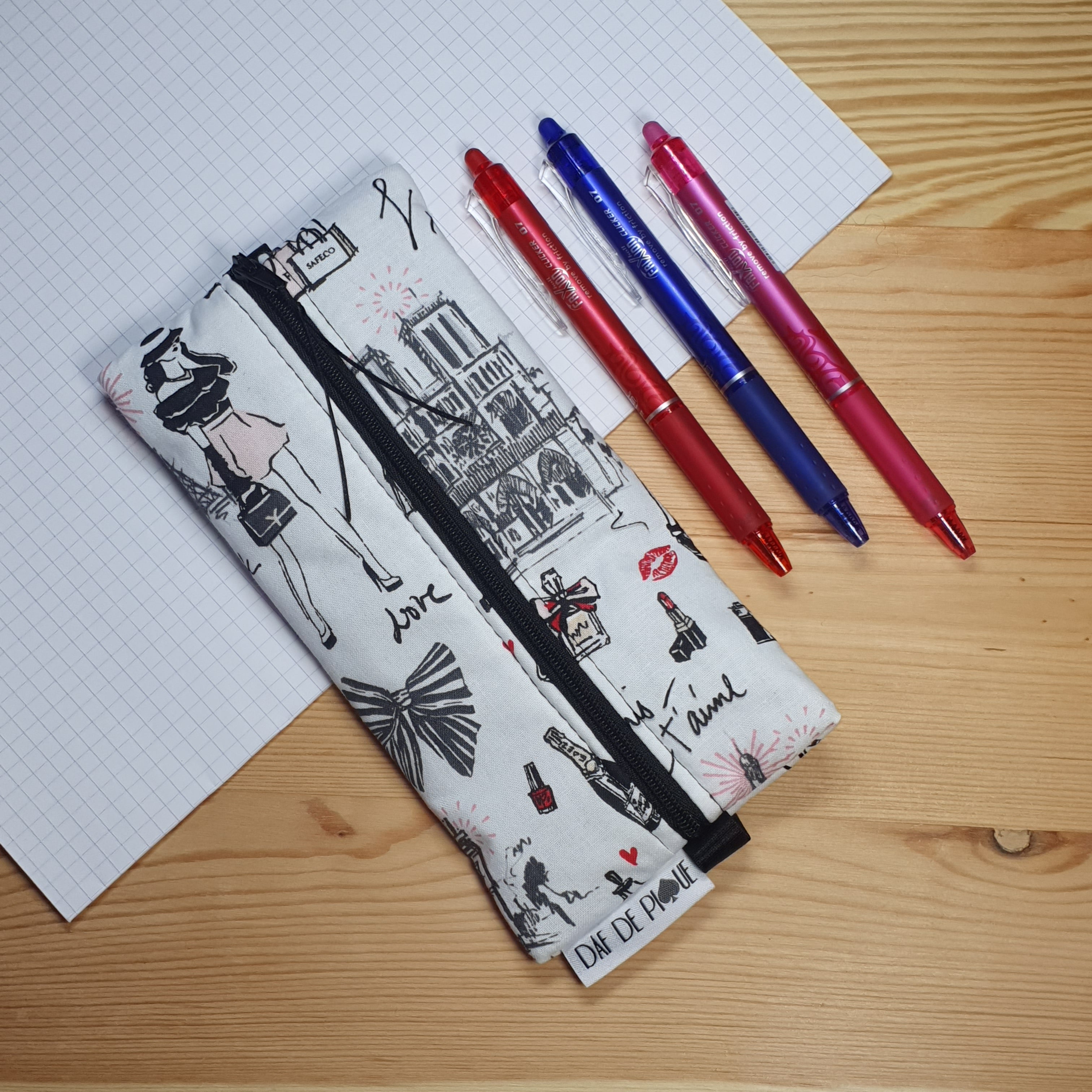 Trousse à stylo élastiquée agenda - vue 6