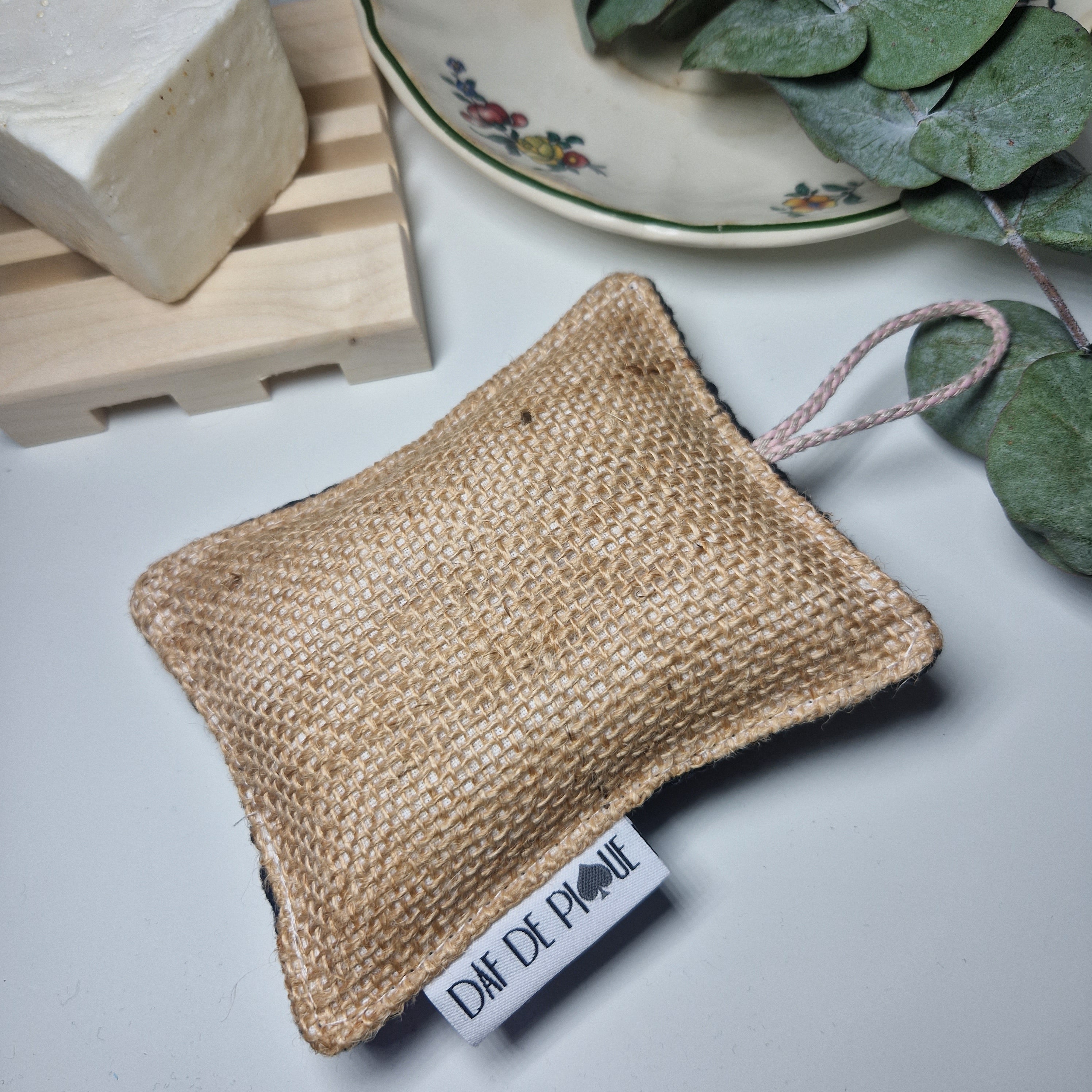 Éponge lavable vaisselle jute et coton