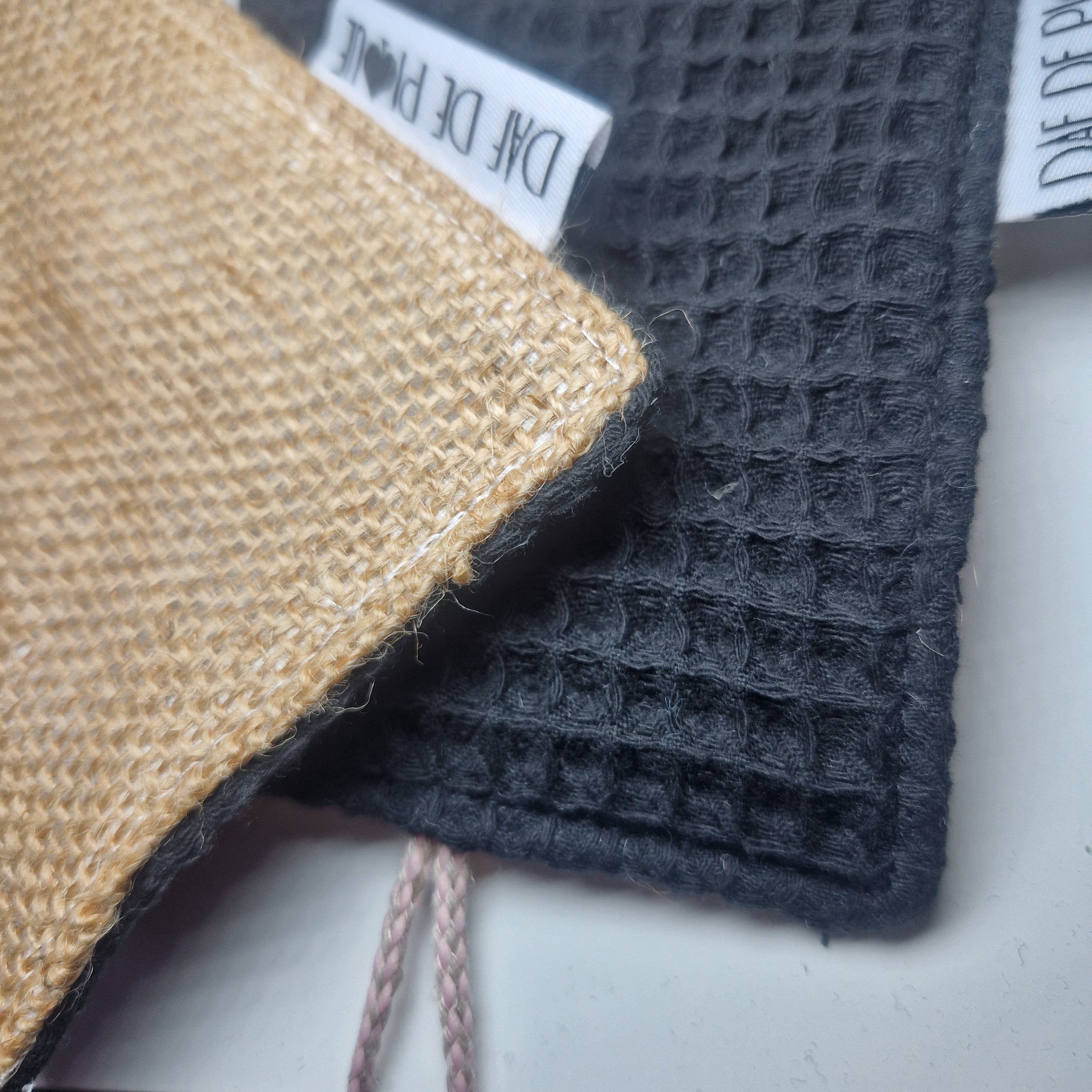 Éponge lavable vaisselle jute et coton - vue 3