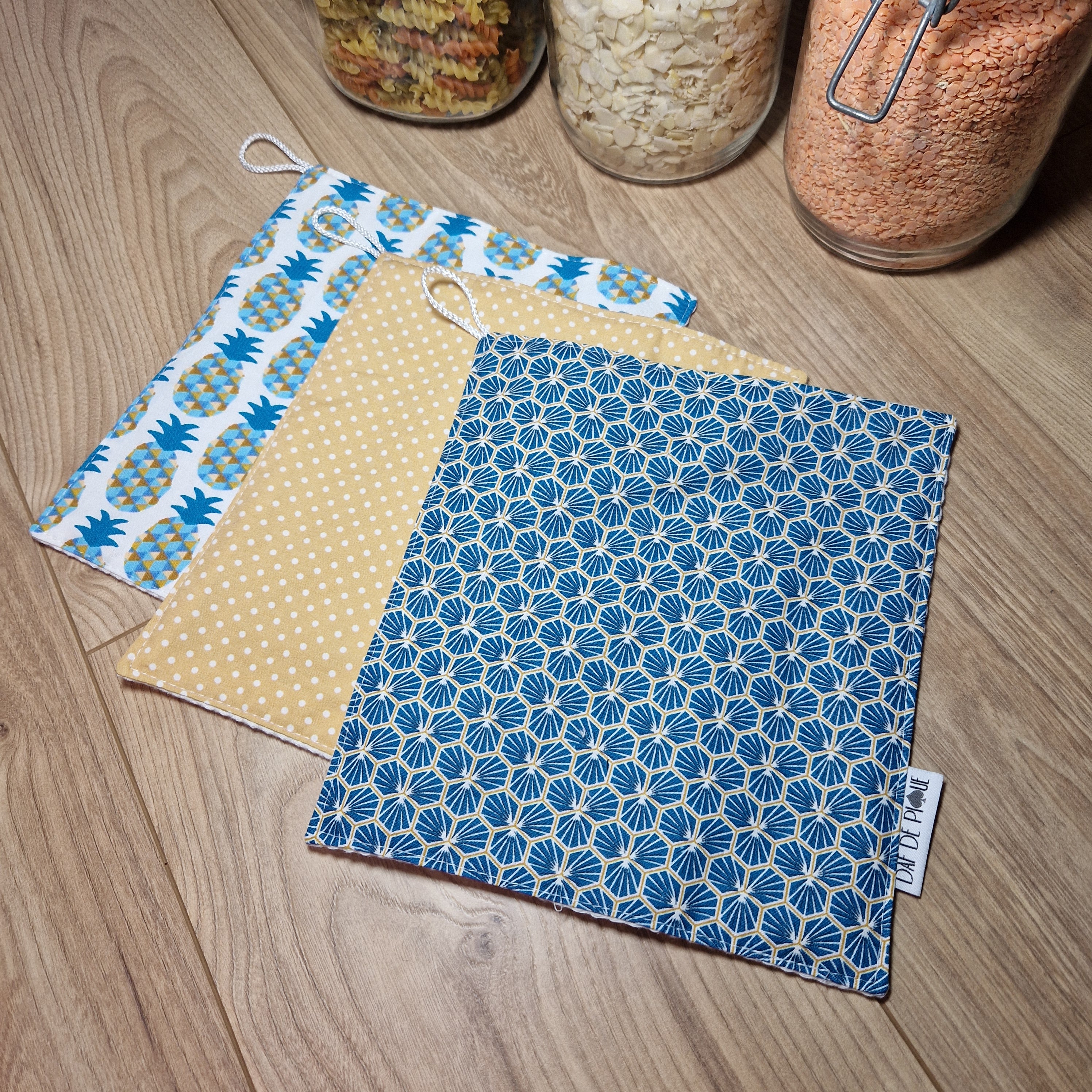 Essuie-tout lavable le trio coton - vue 2