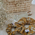 Chouchou en tissu Liberty fleuri fait main - vue 2