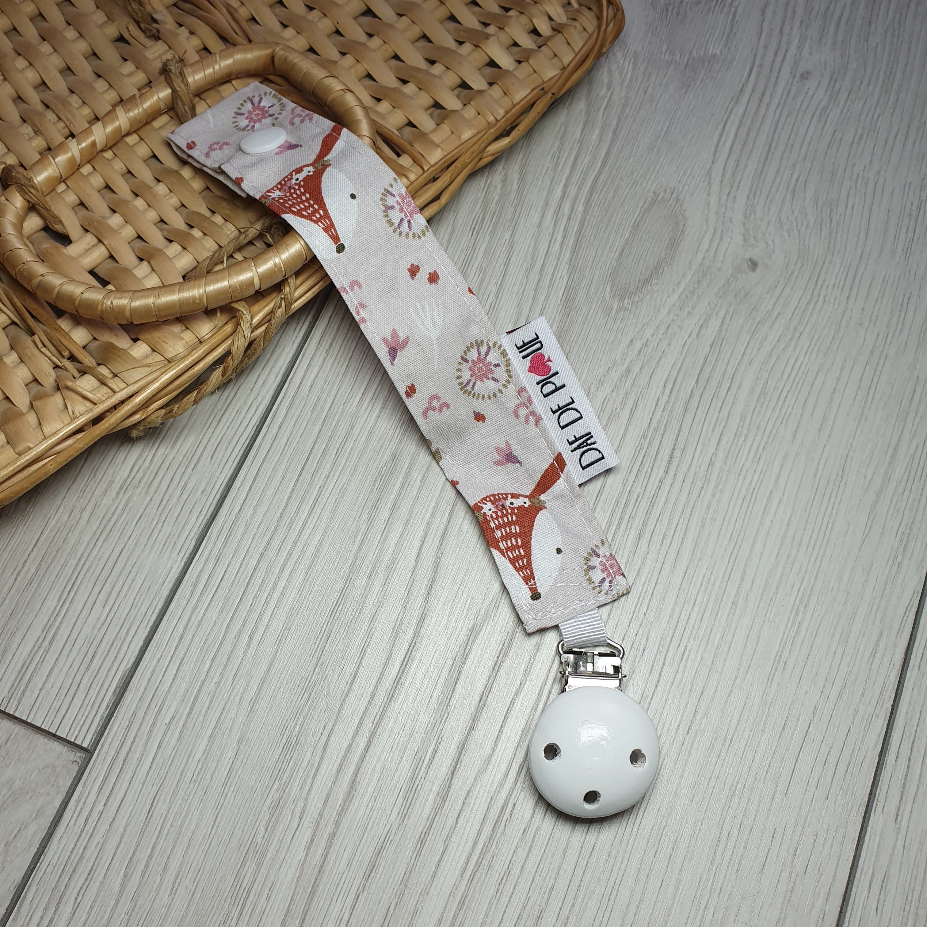 Attache-tétine tissu personnalisable - vue 4
