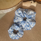Chouchou en tissu Liberty fleuri fait main - vue 7