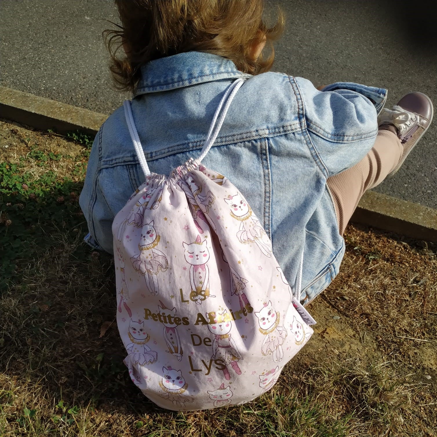 Sac à cordon enfant motif cirque - vue 2
