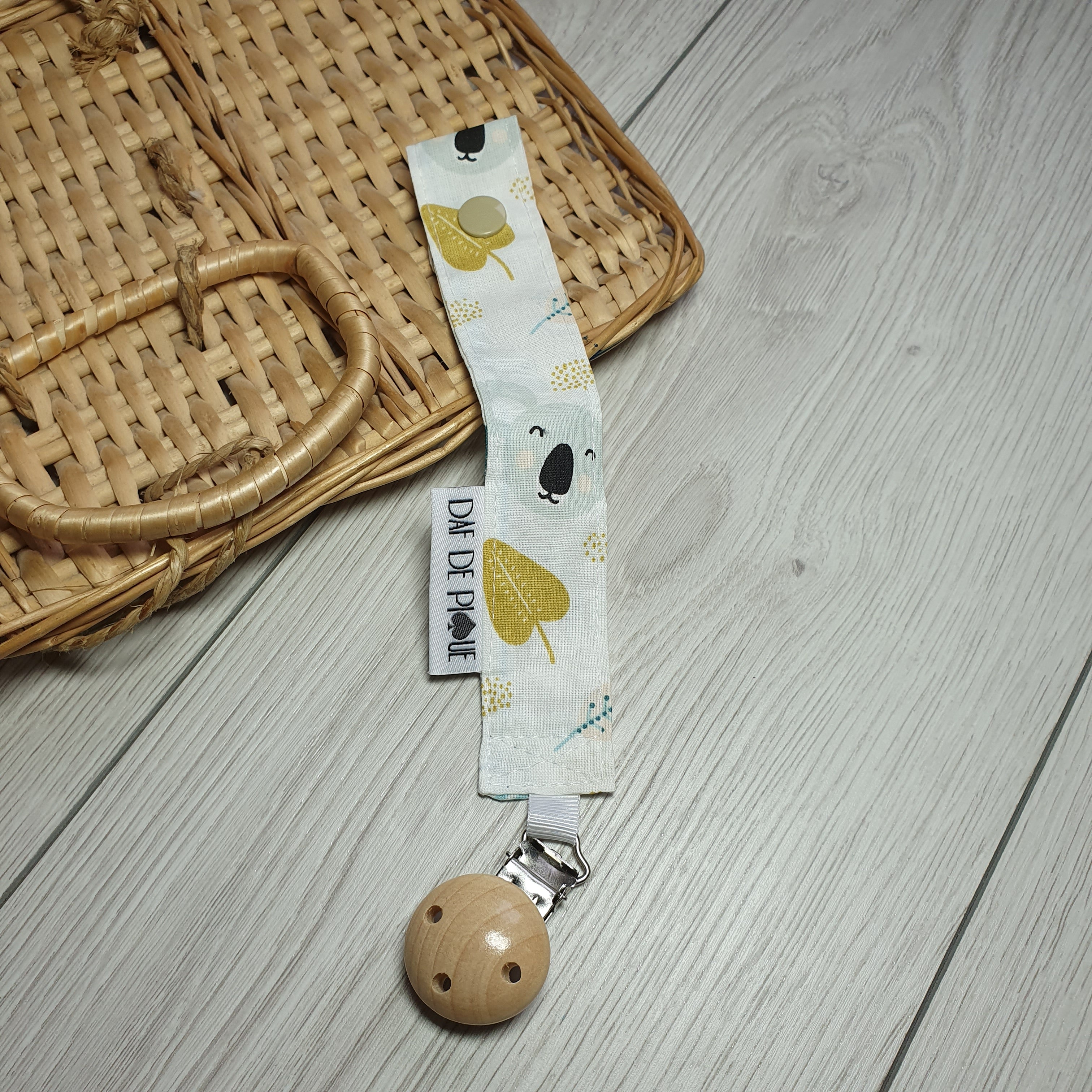 Attache-tétine tissu personnalisable - vue 5